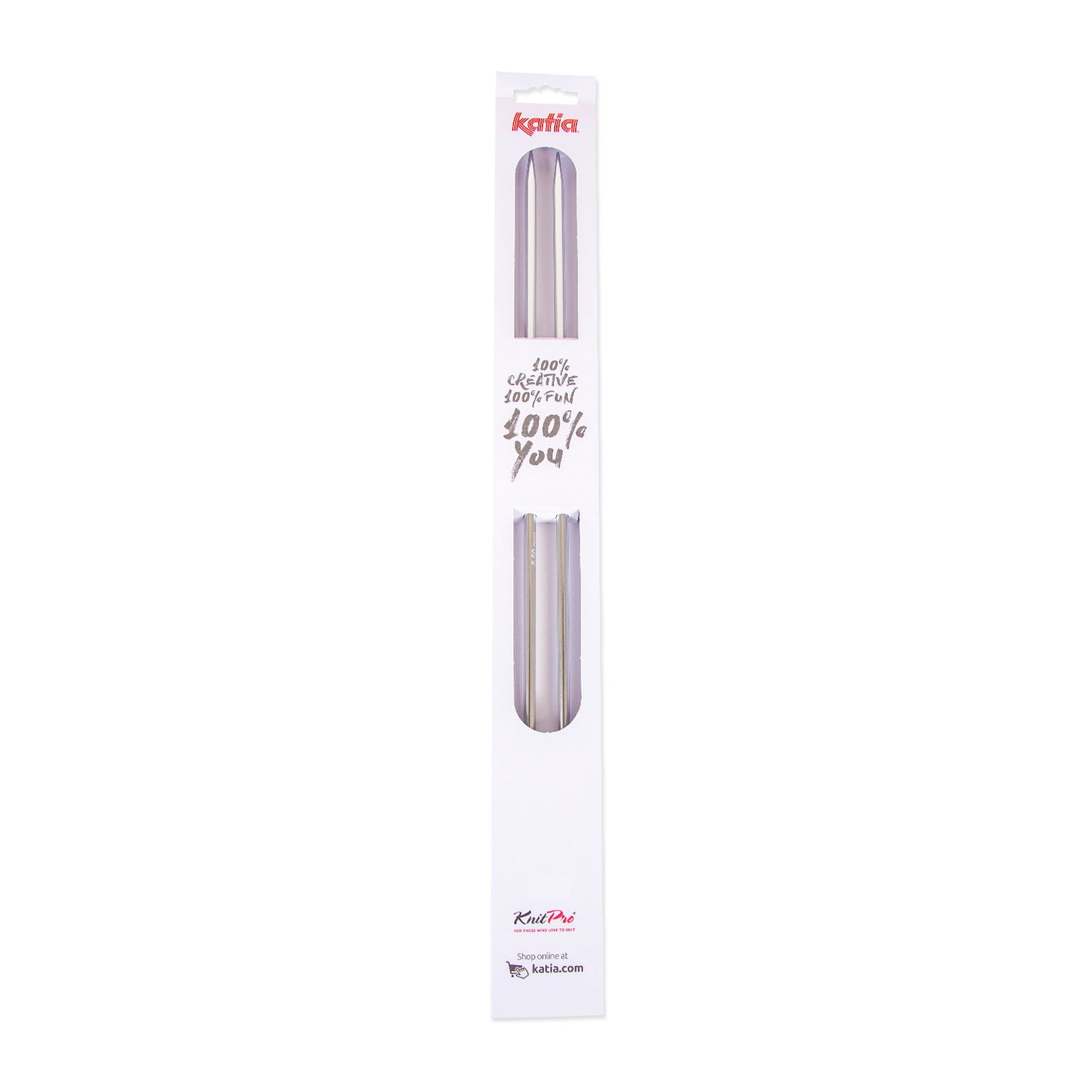 Agujas de punto de aluminio 40 cm