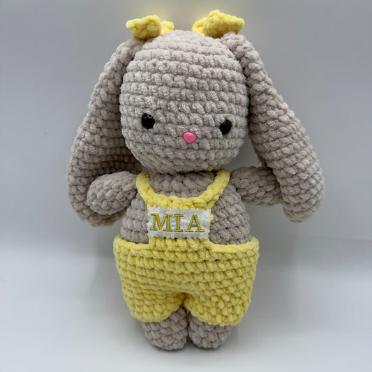 CONEJITA CON PETO Y LAZOS