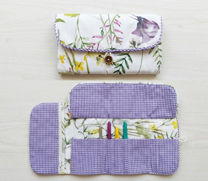 Estuche organizador de Ganchillo y costura