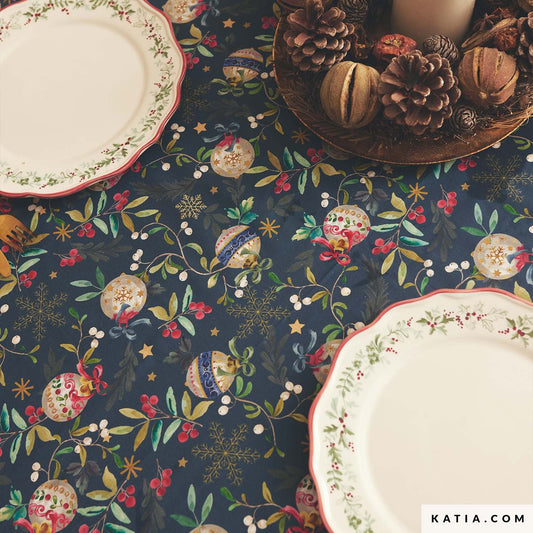 TELA XMAS POPLIN XMAS BELLS