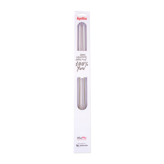Agujas de punto de aluminio 40 cm