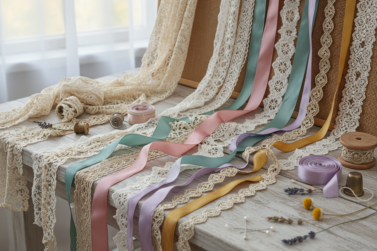 Cintas, Encajes y Puntillas