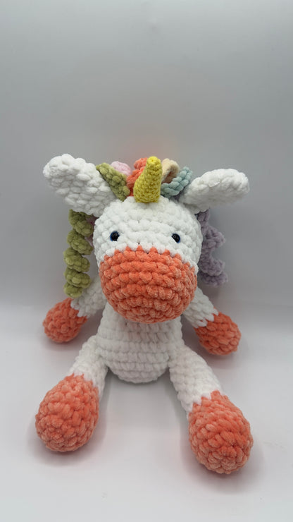 Peluche Unicornio “Arcoiris pastel”
