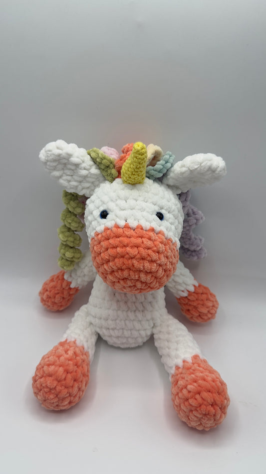 Peluche Unicornio “Arcoiris pastel”