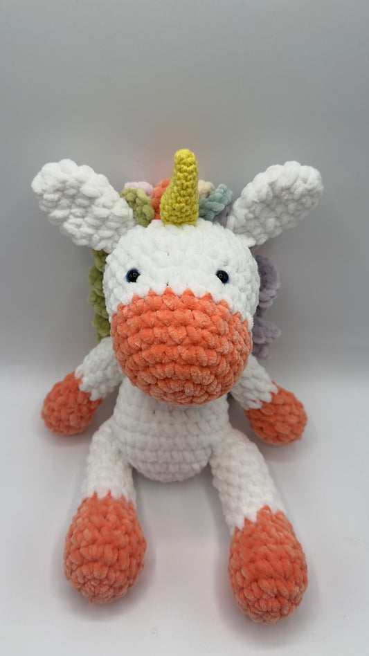 Peluche Unicornio “Arcoiris pastel”