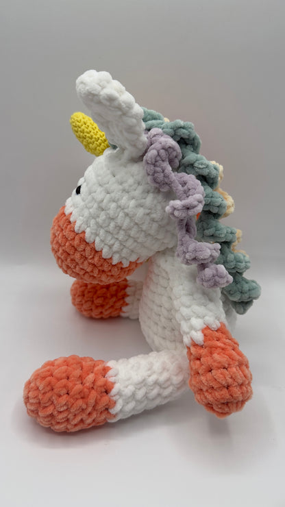 Peluche Unicornio “Arcoiris pastel”